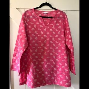J JILL cotton tunic 1X